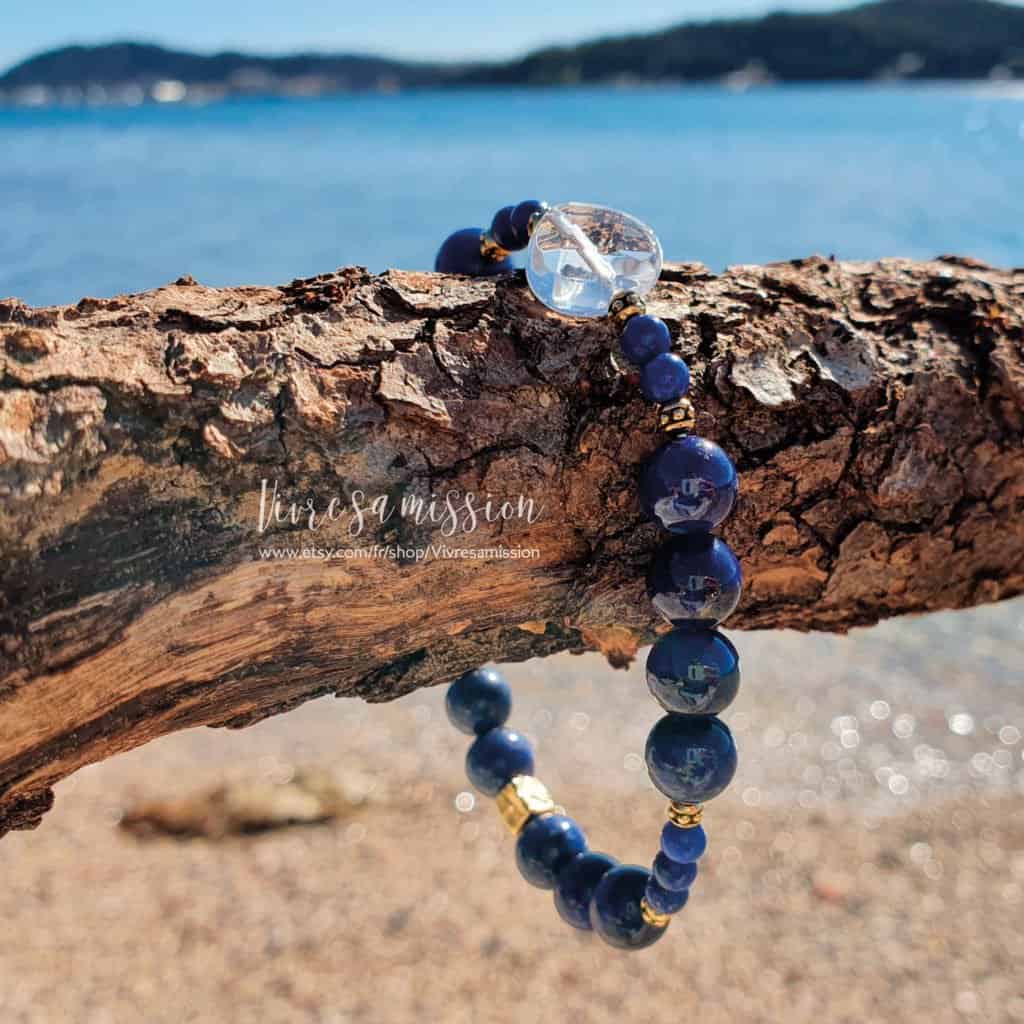 Etsy cracelet lapis-lazuli vsm